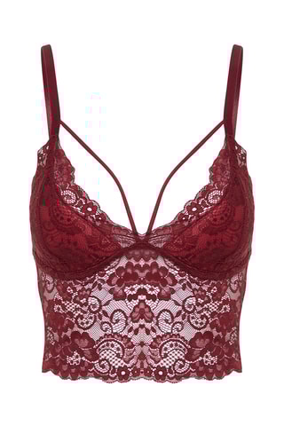 Bralette - Bordô