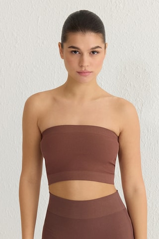 2 crops top caicai - Castanho