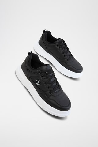 Sapatilhas com plataforma - Preto