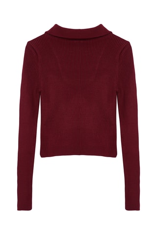 Camisola slim - Bordô