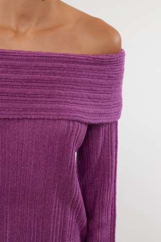 Camisola regular - Violeta