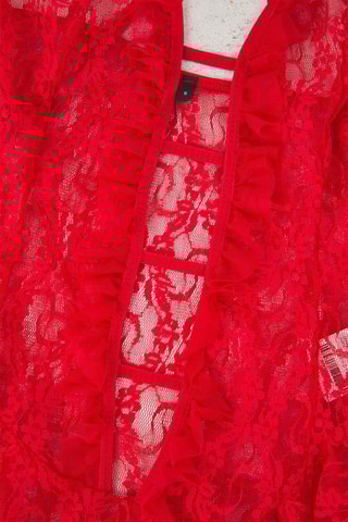 Babydoll e string - Vermelho