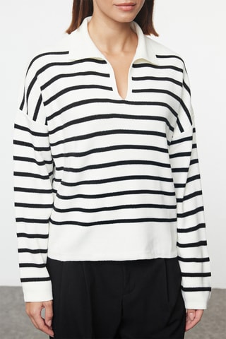 Camisola oversize - Branco