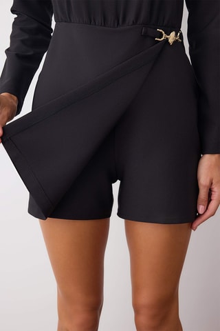 Macacão curto - Preto