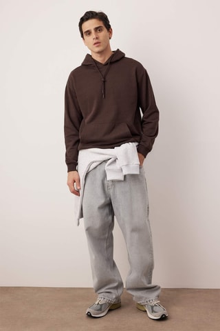 Sweat oversize - Castanho