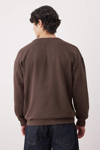 Sweat oversize - Castanho