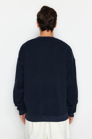 Sweat oversize - Azul-marinho