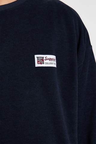 Sweat oversize - Azul-marinho