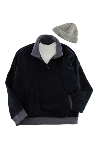 Sweat oversize - Azul-marinho