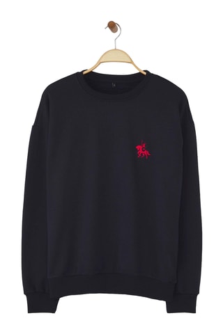 Sweat oversize - Azul-marinho