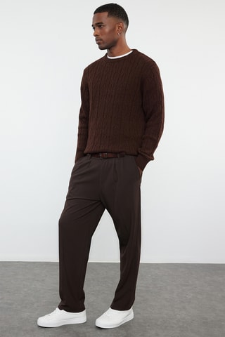 Camisola regular - Vermelho