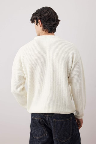 Camisola oversize - Cru