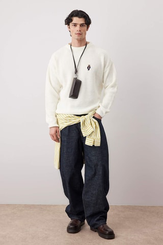 Camisola oversize - Cru