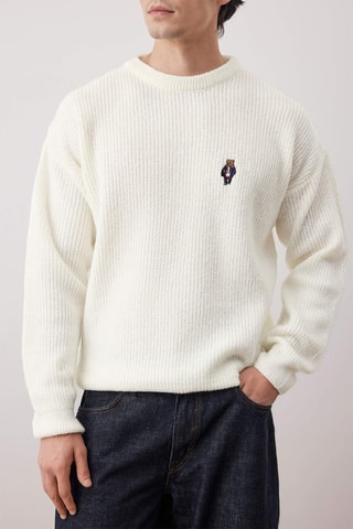 Camisola oversize - Cru