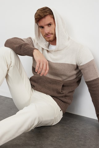 Camisola regular - Cru