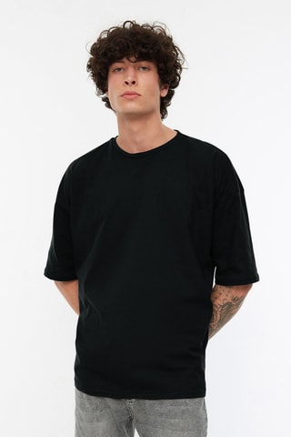 T-shirt oversize - Preto
