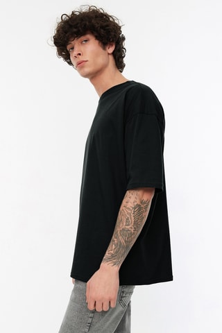 T-shirt oversize - Preto