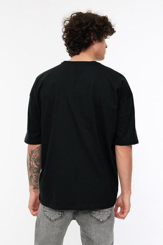 T-shirt oversize - Preto