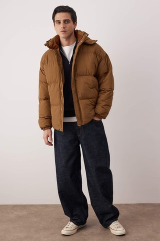 Blusão oversize - Castanho