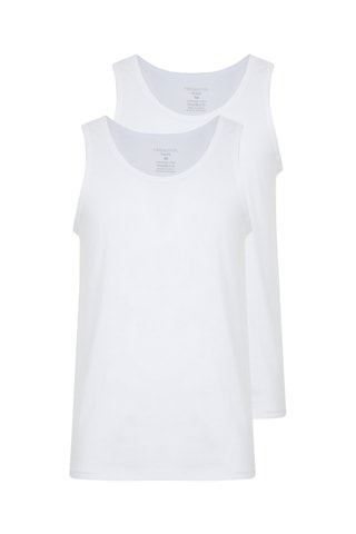 2 camisolas de alças - Branco