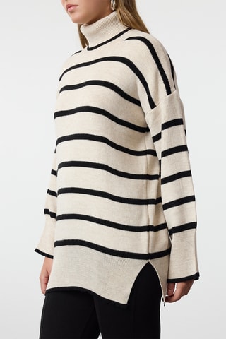 Camisola oversize - Bege