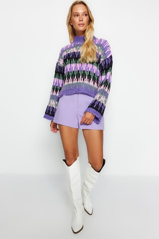 Camisola oversize - Violeta