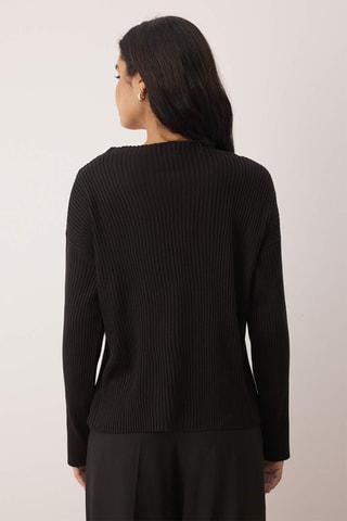 Camisola regular - Preto