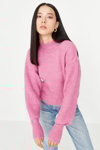 Camisola oversize - Rosa