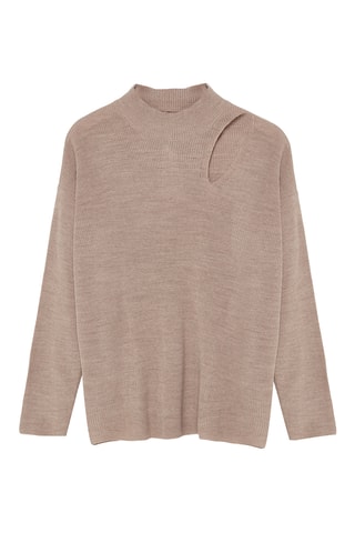 Camisola oversize - Bege