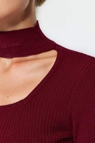 Camisola curta - Bordô