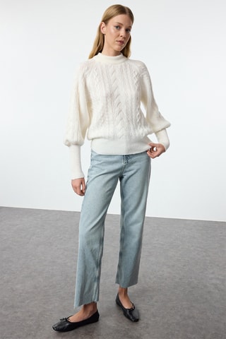 Camisola regular - Branco