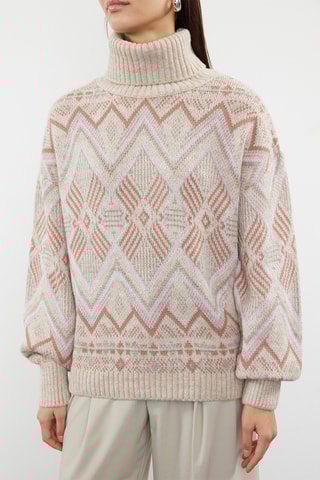 Camisola oversize - Bege