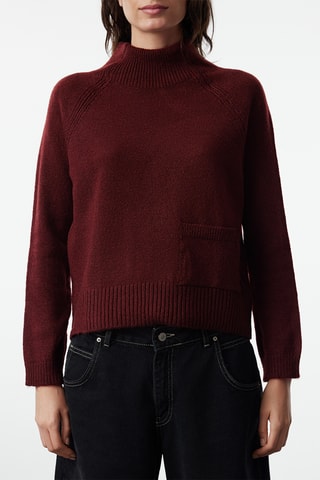 Camisola regular - Bordô