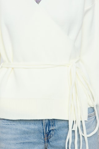 Casaco de malha oversize - Branco