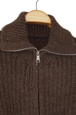 Casaco de malha oversize - Castanho