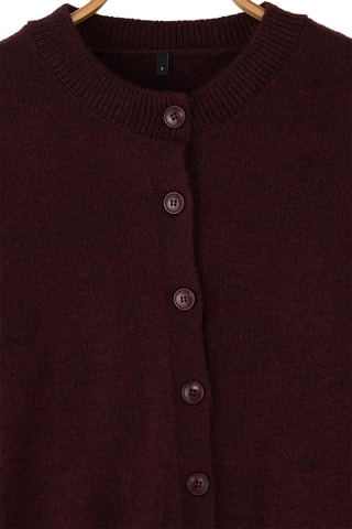 Casaco de malha oversize - Bordô