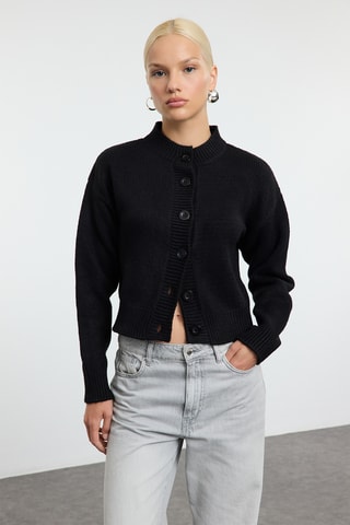 2 casacos de malha regular - Preto e antracite