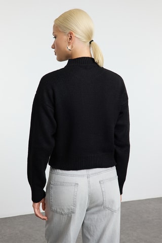 2 casacos de malha regular - Preto e antracite