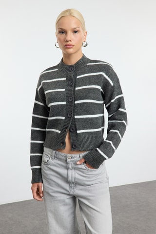 2 casacos de malha regular - Preto e antracite