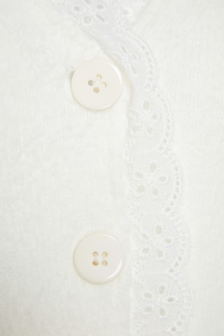 Casaco de malha regular - Branco