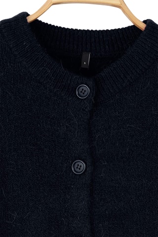 Casaco de malha regular - Azul-marinho