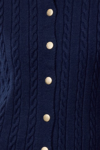 Casaco de malha regular - Azul-marinho