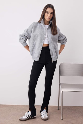 Sweat oversize - Cinzento-claro