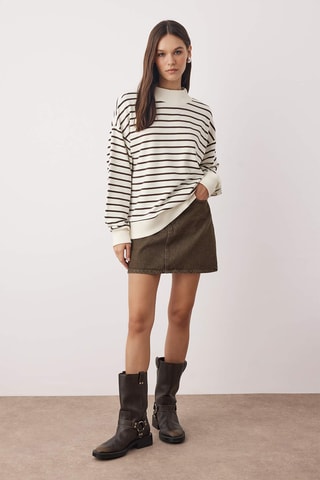 Sweat oversize - Castanho