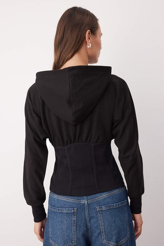 Sweat com capuz - Preto