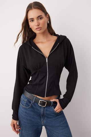 Sweat com capuz - Preto