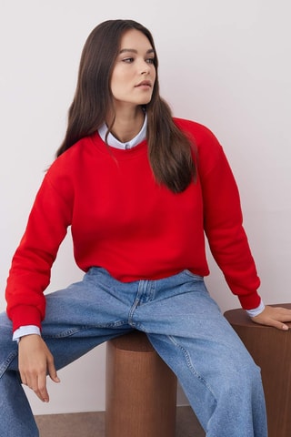 Sweat relaxed - Vermelho