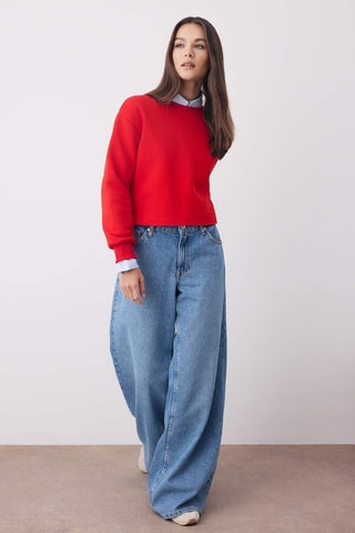 Sweat relaxed - Vermelho