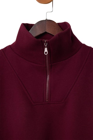 Sweat regular - Bordô