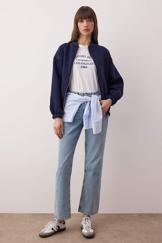 Sweat oversize - Azul-marinho